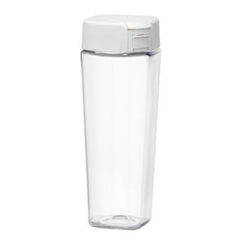 Iwasaki Industrial Lustroware Pitcher, Vertical and Horizontal 1.2L, Seamless, Heat Resistant, Made in Japan, Easy to Clean, Wide Mouth, Bottle, Horizontal, Barley Tea Pot, White, White K-1273 W