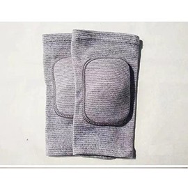 pont du monde Knee Pads, Knee Supporter, Knee Protector, Pad, Stretchable, Unisex (Set of 2) (Gray, M)