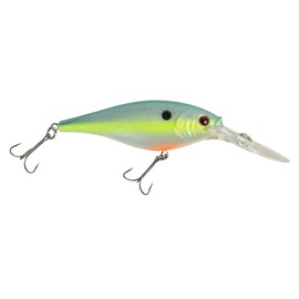 Berkley Flicker Shad Fishing Lure, Racy Shad, 5/16 oz, 2 3/4in | 7cm Crankbaits, Size, Profile and Dive Depth Imitates Real Shad, Equipped with Fusion19 Hook