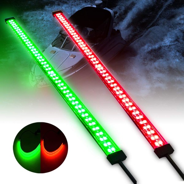 Acelane LED Boat Lights Navigation Light [42/84 LEDs Per Strip]