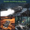 BORUIT EV20L LED Rechargeable Small EDC Flashlight with Green Beam,Pocket