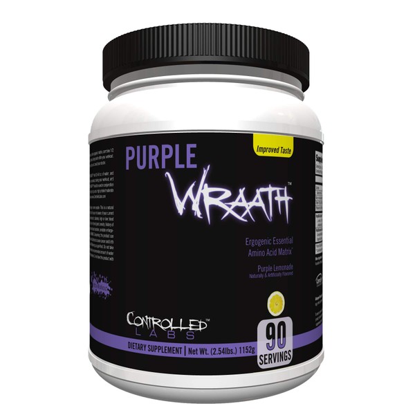 CONTROLLED LABS Purple Wraath, BCAA and EAA Amino Acid Supplement,