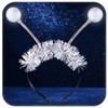DRESBE Light Up Alien Headband LED Space Headbands Glow Antenna