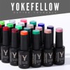 YOKEFELLLOW Nagellack, semi-permanent, Rot, 10 ml, UV/LED Nagellack, UV-Gel, semi-permanent,