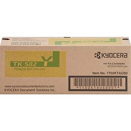 Kyocera Fs-c5150dn Tk582y Yellow Toner Yield 2,800