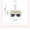 SIRAMO Glasses Case, Stylish, Eyeglass Case, Thin, Sunglasses Case, Outdoor,