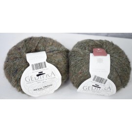 Gedifra 2- Gedifra Metal Tweed Yarns/ Skeins (Red Blend #00760) Alpaca Blend - NEW
