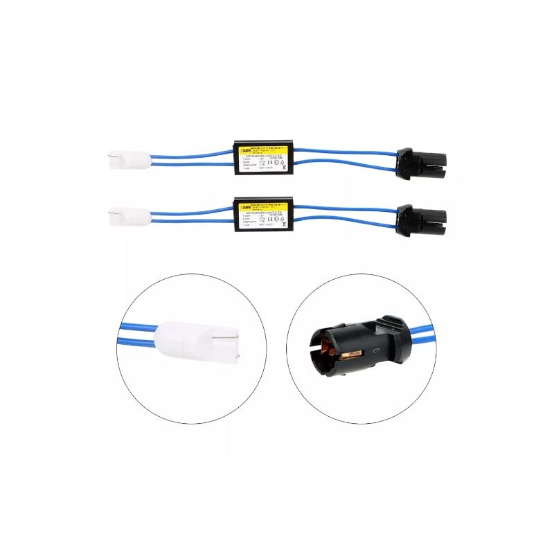 Car Passion 2 x Coppia Resistenze Lampadine Led T10 W5W