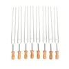 8 Pcs Stainless Steel Barbecue Fork Roasting Stick with Temperature