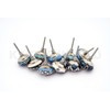 10 Mixed Multi Coloured Ornate Blue Green Ceramic Drawer Knobs