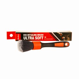 Maxshine Ultra Soft ESS Detailing Brush (Small) - Professional Detail Brushes for Interior, Exterior, Leather Seats, Engine Bay, Wheel - Ever So Soft Detailing Brushes - Red