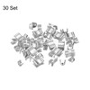 uxcell 30 Sets Zipper Slider Retainers, #5 Top Stoppers &