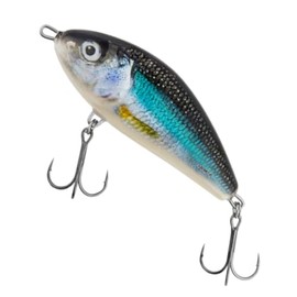 Salmo Fatso Floating Jerkbait, 8 cm, 21 g, Salmo Colours: Spotted Holo Smelt