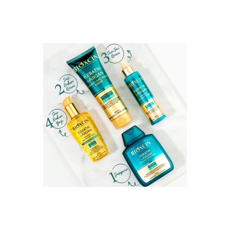 BIOXCIN Crema Capilar Reparadora De Queratina Y Argán (150 Ml)