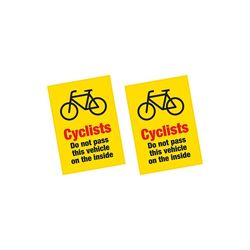2 x Cyclists Do Not Pass on The Inside Vinyl