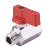 DERNORD Brass Mini Ball Valve NPT Thread, Shut-Off Valve Female&Male