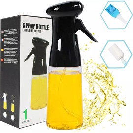 Ngecors Oil Sprayer for Cooking, Olive Oil Mister Bottle Dispenser Food Grade PET, 210ML