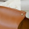 Tissue Box Cover, Refined Modern PU Leather Tissue Box Holder