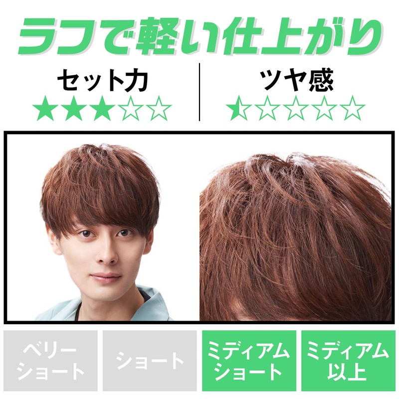 GATSBY GATSBY MOVING RUBBER AIR RISE Hair Wax, 80g/2.8oz