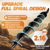 [Premium] 4 Pack Ground Anchors with Power Nut Driver Drill