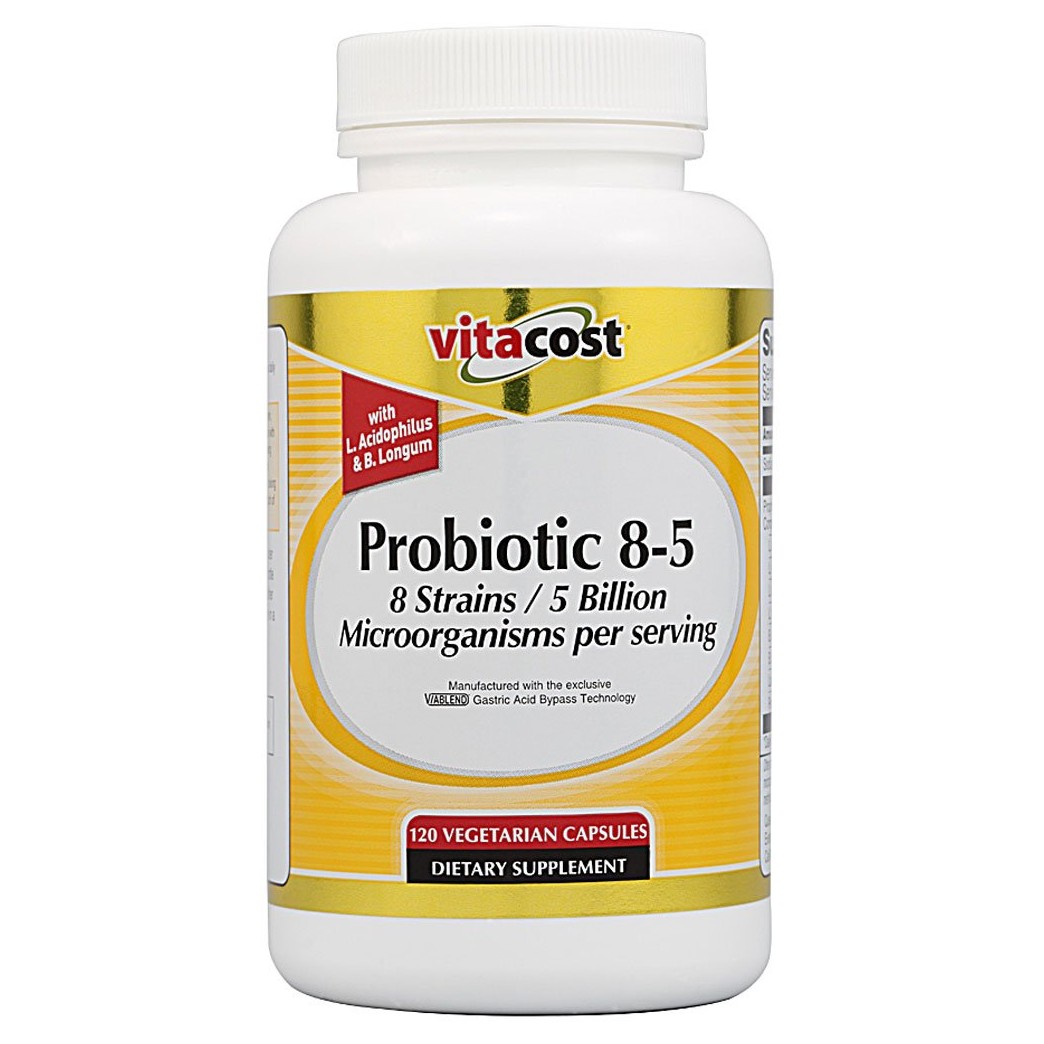 Vitacost Probiotic 8-5"8 strains / 5 Billion CFU" - 120 Vegetarian Capsules