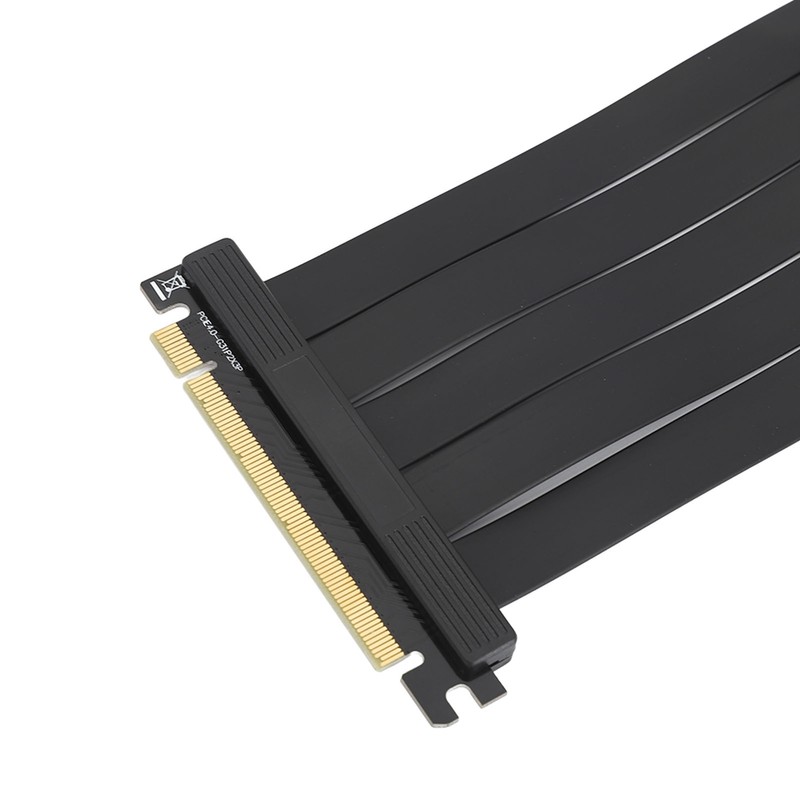 PCIE 4.0 X16 Extender 180 Degree 26GB/s 7.9in Long Gold