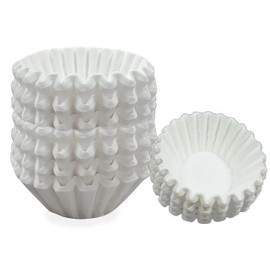 800 Pcs - White Basket Coffee Filters (8-12 Cups, 8" Size) - Coffee Accessories, Basket Size Coffee Filter Replacement