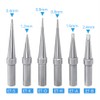 Bestgle 6pcs Soldering Iron Tips Replacement Tip ETA ETB ETH