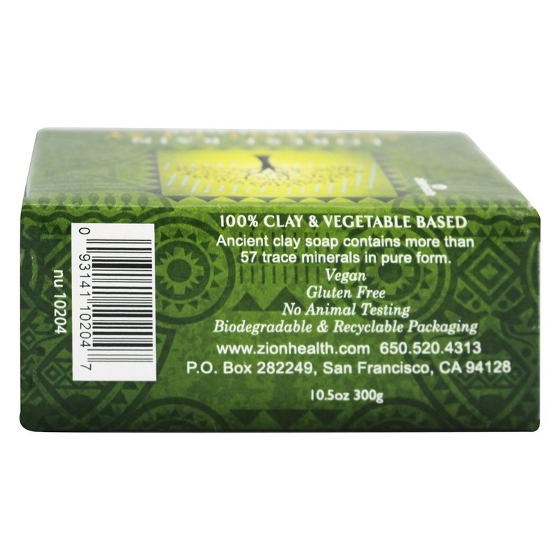 Clay Soap Forest Rain Zion Health 10.5 oz Bar Soap