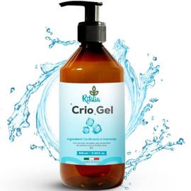 Ritalia Ritalia® 500ml COOLING LEG CREAM | DRAINING & REVITALIZING GEL for VARICOSE VEINS & SWOLLEN LEGS | BIO CRYOGEL for CIRCULATION, FIRMING & TONING