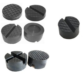 Rubber Pad in 41 Designs for Car Jack or Lifting Platforms Underlay Car Block Trolley Jack Buffer Tyre Change Truck Car Tuning Accessories (65 x 33 / Groove + Nipple)