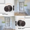 Probrico Door Knob, Interior Passage Door Knobs for Hall and