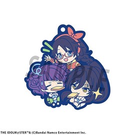 Rubber Mascot Buddy Colle Idolmaster Shiny Colors Vol. 2 (Box), Approx. 2.6 inches (65 mm), PVC Rubber Mascot with Ball Chain