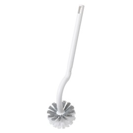 LEC Clean Habits Toilet Brush/Place on the Edge to Drain/Wash Borders Without Worrying About Direction