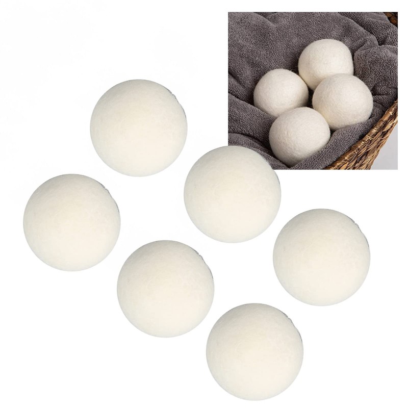 Wool Balls, Good Tensile Performance, Eliminate Odor, High Density, 6