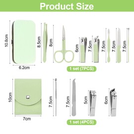 2 Sets Von Nagel -Clipper -Sets, Maniküre -Sets Für Frauen, Nagelpflege -Sets, Reiseveranstalter Von Nagel -Clipper -Sets, Nageltrimmungswerkzeuge