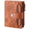 GAEKEAO Wallet for Women RFID Blocking Vegan Leather Bifold Card