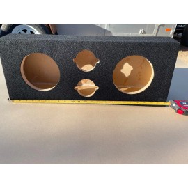 Home and Hand made by Jose Car Audio 6.5'' Midrange and Tweeter Single Cab Truck Speaker Box