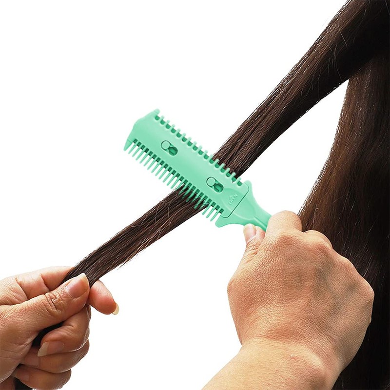 Soft 'N Style Haircut Razor Comb, 3 Pack - Double