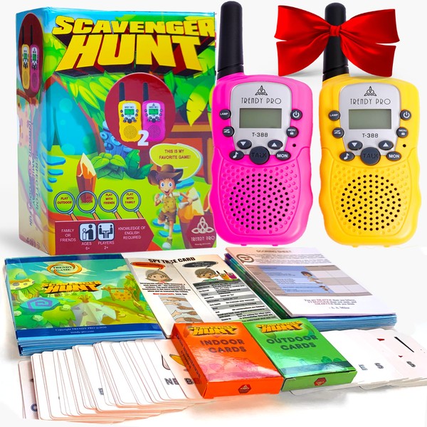 Scavenger Hunt Game for Kids - Walkie Talkies Outdoor Activities