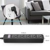 Outdoor Power Strip Waterproof with 5 Outlets, Garden Weatherproof Surge