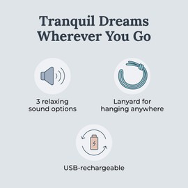 Marpac Portable White Noise Machine Rohm for Sleep Travel Baby Soothing and Privacy