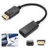 4K DisplayPort to HDMI Adapter, Ultra HD DP Male to