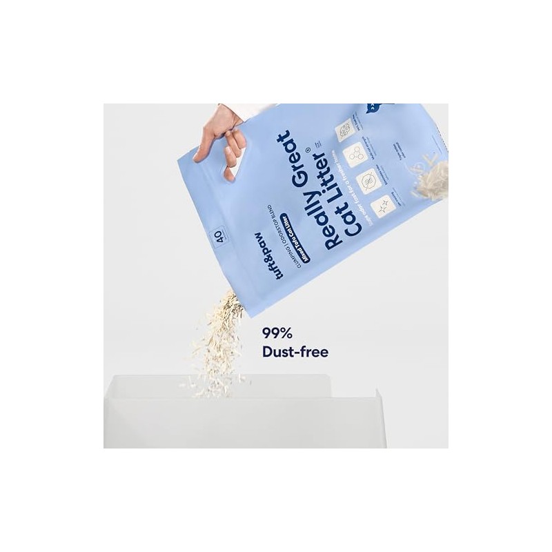 Tuft & Paw Really Great Cat Litter OdorStop, Low Tracking
