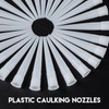 40 Pcs Plastic Caulking Gun Nozzle Tips for Sausage Caulking