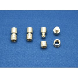 WAKI DB-002 Nickel Dowel Set (100 Pairs) 8mm Chrome