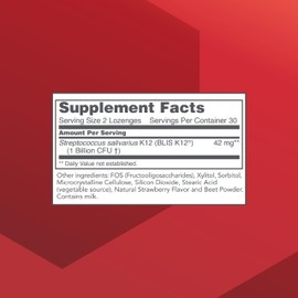 PROTOCOL FOR LIFE BALANCE E.N.T. Biotic - Probiotic Lozenge - Oral & Throat Health - 1 Billion CFU - Immune Support - Refrigerate for Live Bacteria - Nut & Soy Free - 60 Lozenges