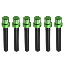 X AUTOHAUX 6pcs Universal Gas Fuel Tank Caps Vent Hose for ATV Dirt Bike Green