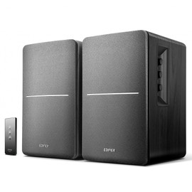 Edifier R1280T Powered Bookshelf Speakers - 2.0 Active Near Field Studio Monitor Speaker - Black - 42 Watts RMS