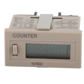 H7EC BLM Digital Electrical Counter Totalizer Without Voltage Input with 6‑Digit LCD Display